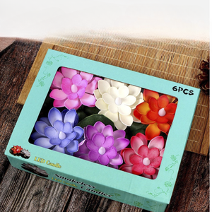 Lirios de <span class=keywords><strong>Agua</strong></span> Flotantes LED para Decoración del Hogar <span class=keywords><strong>y</strong></span> Bodas, Adorno Decorativo para Exteriores, Venta al por Mayor - Product Image 5