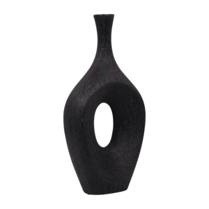 Vaso decorativo in ceramica a taglio aperto per l'arredamento del soggiorno, ideale come complemento d'arredo per camera da letto, ufficio, scrivania o tavolo. - Product Image 2