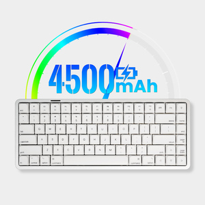 <span class=keywords><strong>Clavier</strong></span> mécanique AKKO Air 01 à profil bas, en aluminium CNC, disposition 75 %, rétroéclairage RVB, échangeable à chaud, OEM, sans fil, USB Type-C - Product Image 5