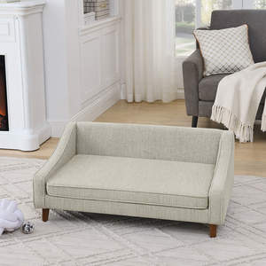 Divano Moderno per Cani - Letto in Schiuma per Animali Domestici - Beige - Product Image 6