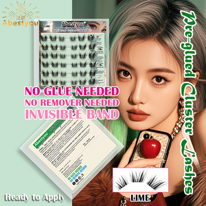 ABEstyou ขนตาปลอมแบบ DIY ทำมือผลิตจากวัสดุที่มีปริมาณมากเพิ่มวอลลุ่มให้10D-20D - Product Image 3