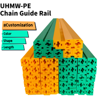 Glissières de guidage linéaires en UHMWPE usinées CNC sur mesure, résistantes à l'usure, pour le transport