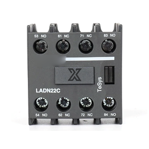 Módulo de contacto auxiliar LADN22C instalado en el contactor - Product Image 1