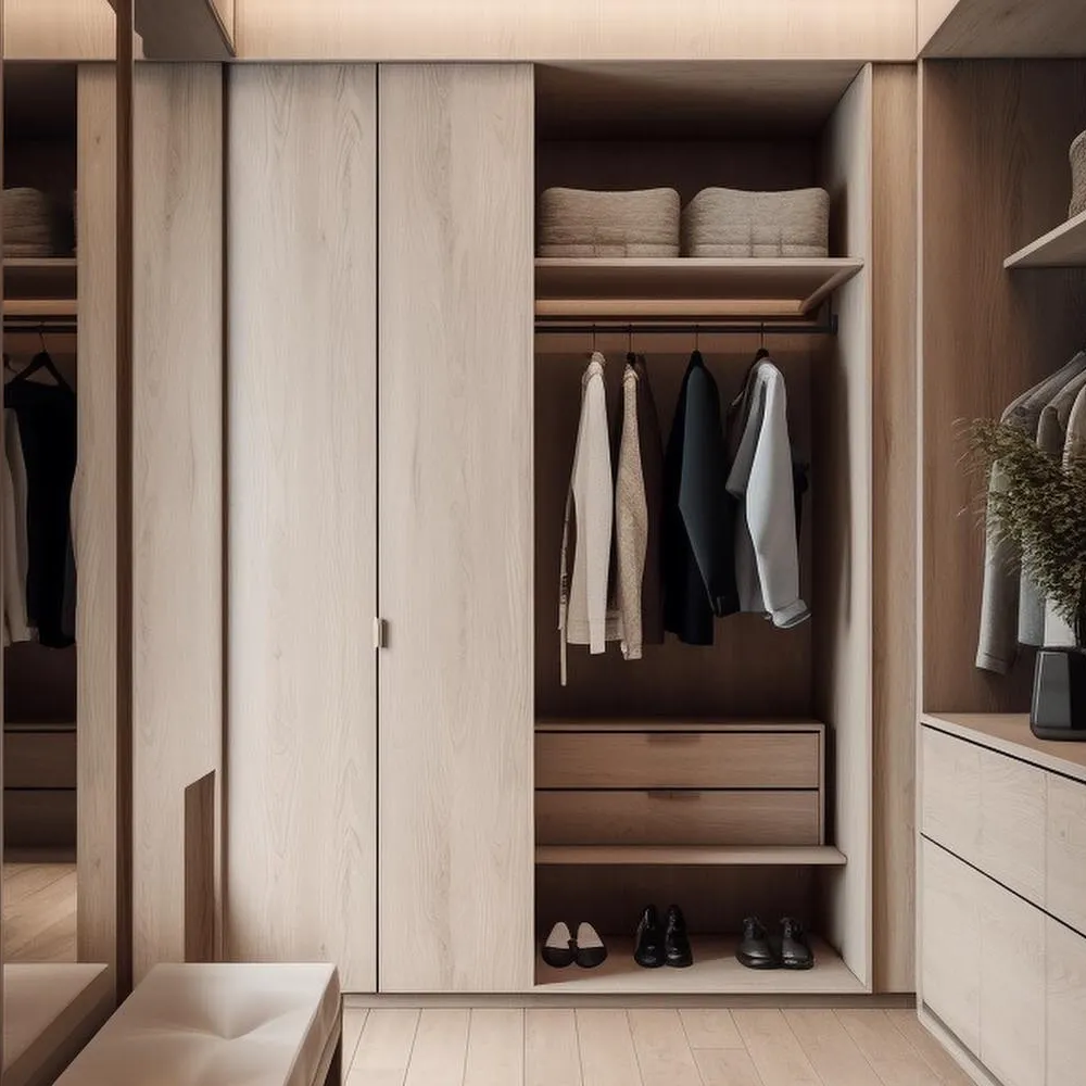 Vermont Hochwertige moderne Stil Design Schlafzimmer möbel begehbarer Kleider schrank Holz Kleider schrank