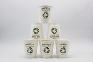 Zero acque reflue a base di doppia parete tazza di carta calda con il prezzo inferiore in cina - Product Image 4