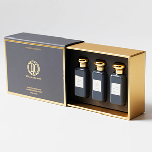 Cá nhân sang trọng Nước hoa Bao bì hộp tùy chỉnh thiết kế trượt ra ngăn kéo nước hoa thiết lập hộp - Product Image 3