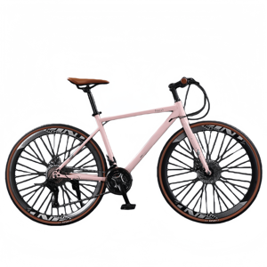 Bicicleta <span class=keywords><strong>de</strong></span> Carretera Económica <span class=keywords><strong>de</strong></span> Acero al Carbono con 27 Velocidades, Ruedas Duraderas <span class=keywords><strong>de</strong></span> 700C, Freno <span class=keywords><strong>de</strong></span> Disco Mecánico para Hombre, Bicicleta Urbana para Todo Terreno - Product Image 3