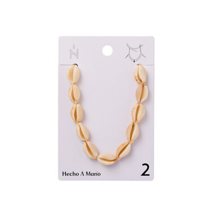 Collana con conchiglie, 14 perle, stile collare, gioielli alla moda per donna - Product Image 3