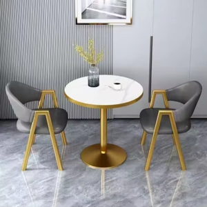 โต๊ะอาหารไม้ขนาดเล็กดีไซน์เรียบหรูทันสมัยพร้อมชุดเก้าอี้ โต๊ะประชุม ขายส่ง - Product Image 6