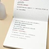 Cuaderno de Tapa Blanda de Cuero PU con Encuadernación Térmica Cuadrada Personalizada para la Escuela