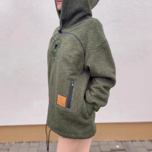 เสื้อฮู้ดขนฟูสำหรับผู้หญิง, สเวตเชิ้ตหมีแพนด้าน่ารักหมวกหูแมวโค้ทขนแกะให้ความอบอุ่นสำหรับฤดูหนาวเสื้อโอเวอร์ไซส์เสื้อกันหนาวแบบสวมหัว - Product Image 6