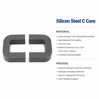 Noyau en acier au silicium de taille standard pour lamination par poinçonnage, pour usages multiples dans les transformateurs électriques
