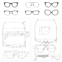 Gafas Ópticas de Diseño de Moda, Montura Cuadrada Unisex de Acetato, Hechas a Mano, Ligeras y Duraderas, en Oferta