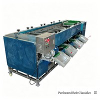 Commerciële machine voor het wassen, sorteren, graderen, drogen en blazen van passievruchten, machine voor het wassen van kokosnoten en groenten