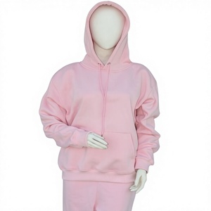 Baby <b>Pink</b> Women's Sporty Autumn <b>Tracksuit</b> Full Zip Hoodie Track Pants 100% Organic Cotton Soft Touch Stretchy Fabric Plus Size - Product Image 2