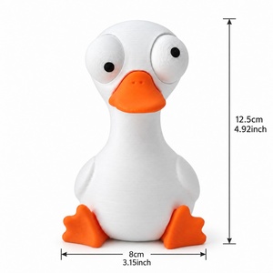 Figura de Dibujos Animados Divertida en Versión Q, Impresa en 3D, Decoración de Escritorio, Modelo Creativo Hecho a Mano, Estilo Caja Sorpresa - Product Image 4