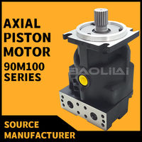 Moteur hydraulique BAOLILAI série 90, moteurs à pistons axiaux 90M100, 4200 tr/min, haute vitesse, 100 cm de déplacement, 420 bars de pression