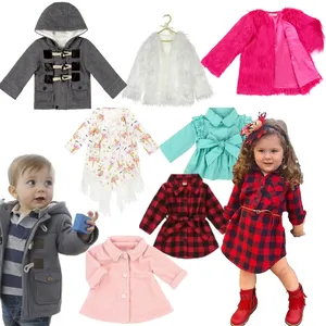 Baby Pelz Jacken Outwear Wintermantel für Kinder Mädchen Fleece Mantel für Kinder benutzer definierte Mantel Hersteller