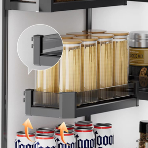 L'organizzatore della <span class=keywords><strong>dispensa</strong></span> dell'unità di <span class=keywords><strong>dispensa</strong></span> alta tira fuori la <span class=keywords><strong>dispensa</strong></span> dell'unità alta nell'armadietto della <span class=keywords><strong>cucina</strong></span> <span class=keywords><strong>a</strong></span> più strati grandi mostri del cestello tirante del collegamento - Product Image 3