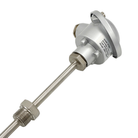 Boîtier de jonction multi-types ST801-1 avec thermocouple gainé, haute résistance d'isolation, montage personnalisé pour détection en four métallurgique