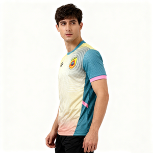Maillot de football européen personnalisable - Service OEM <span class=keywords><strong>Man</strong></span> <span class=keywords><strong>City</strong></span> 25/26, découpe automatisée, ensembles d'équipe de football 100% polyester - Product Image 3
