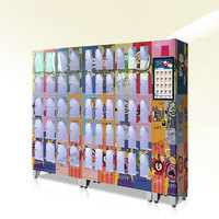 Distributeur automatique commercial 24h/24 et 7j/7 pour peluches, adaptabilité multi-produits, 20+30 compartiments, distributeur automatique combiné avec casiers