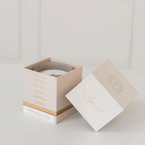 AIKUN Luxurious <b>Personalised</b> Gift Box <b>Candle</b> Biodegradable <b>Candles</b> With Box Organic Soy Personalize Wholesale Flower Wax <b>Candle</b> - Product Image 1