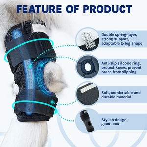 Almohadillas protectoras <span class=keywords><strong>para</strong></span> las articulaciones de las rodillas de los <span class=keywords><strong>perros</strong></span>, <span class=keywords><strong>para</strong></span> tratar la artritis y las lesiones deportivas, <span class=keywords><strong>para</strong></span> piernas traseras - Product Image 2