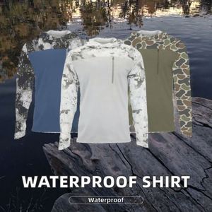 Derniers vêtements de pêche imprimés par sublimation unisexe pour adultes respirants et imperméables 100% polyester jersey sweat-shirts Protection UPF 50 - Product Image 2