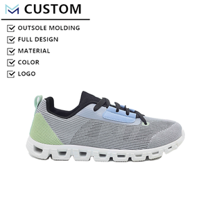 स्नीकर्स खेल जूते इंजेक्शन पिघला हुआ जाल ऊपरी विरोधी फिसलन हल्के वजन पर्ची-ऑन कस्टम एकमात्र चेकर पैटर्न - Product Image 1