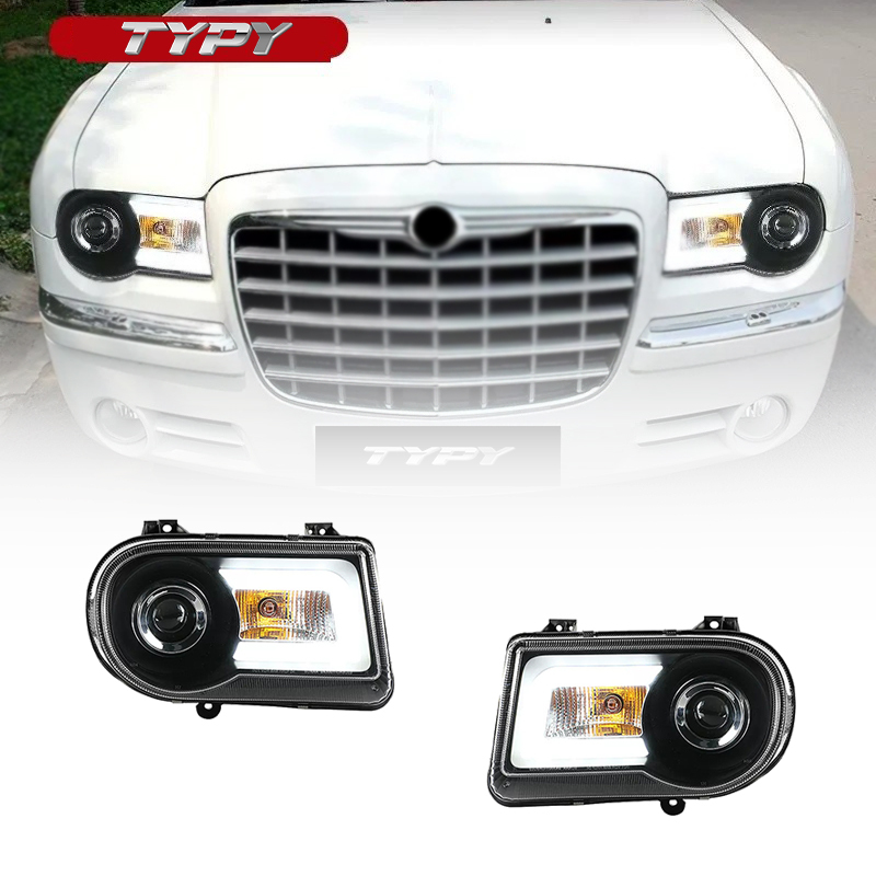 Feux De Position Latéraux LED Pour Chrysler 300/300C/LX 2005-2010 – 2 Pièces Triple Rangée, Jaune Ou Blanc - 9