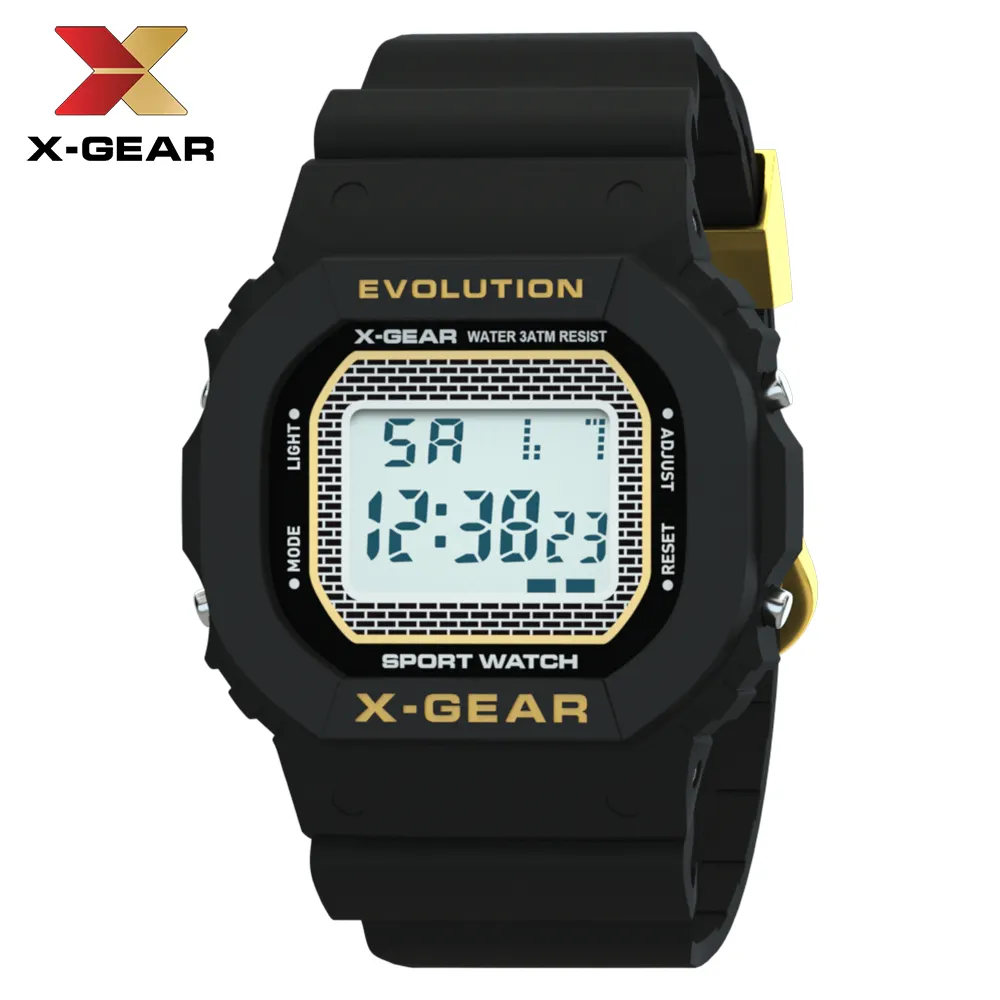 X-GEAR digital watch Relojes sport water proof digital wristwatch