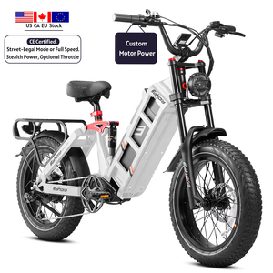Vélo électrique tout-terrain Eahora 26 pouces avec moteur à couple élevé de 750 W, batterie 52 V 17 Ah et 7 vitesses - Product Image 1