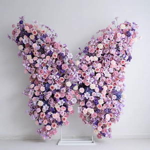 Articoli per San Valentino Centrotavola <span class=keywords><strong>con</strong></span> Fiori Rossi Rosa Farfalla Cuscino Composizione Floreale Bordeaux Decorazione per Matrimonio Sfondo - Product Image 6