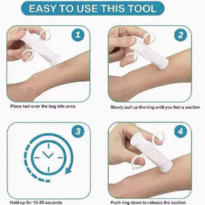 Extracteur de venin d'insectes par aspiration pour piqûres de moustiques, guêpes et abeilles, soulagement instantané - Product Image 6