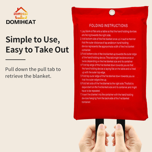 1.5*1.5m sợi thủy tinh cháy Chăn cho công nghiệp và nhà sử dụng chống cháy chăn nhỏ lửa chăn - Product Image 2