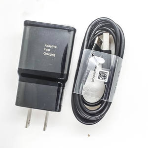 Pour chargeur de téléphone portable adaptatif EU US Plug adaptateur de voyage noir <span class=keywords><strong>blanc</strong></span> 5V 2A 15W chargeur mural rapide pour S9/S9 +/S8/S8 +/Note8 - Product Image 4