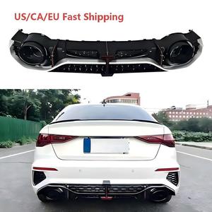 Diffuseur arrière noir brillant style RS3 pour Audi <span class=keywords><strong>A3</strong></span> 8Y <span class=keywords><strong>S</strong></span> <span class=keywords><strong>Line</strong></span> avec embouts d'échappement pour Audi <span class=keywords><strong>A3</strong></span> 8Y 2020 2021 2022 <span class=keywords><strong>2023</strong></span> 2024 - Product Image 1