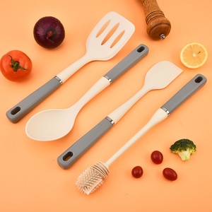 Wholesale <b>Silicone</b> Kitchen Utensils Spatula Spoon Kitchen Set Cooking Utensils Set for Kitchen Cookware <b>Tools</b> - Product Image 4