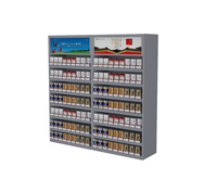 Étagères de supermarché légères et robustes caisse enregistreuse Cigarette armoire à vin présentoir pour utilisation en magasin en métal
