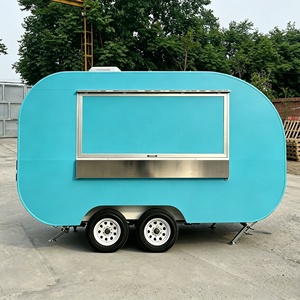 Remolque de Comida Versátil de 3m/9.84ft, Carro de Comida de Acero Inoxidable para Tacos <span class=keywords><strong>con</strong></span> Campana Extractora, Estándar Estadounidense - Product Image 3