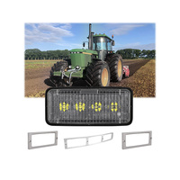 Projecteur de travail LED à faisceau large 30W avec homologation EMC ECE et 3 supports, lampe de travail LED rectangulaire