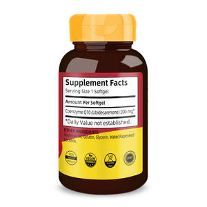 Erkekler ve kadınlar için yüksek kaliteli CoQ10 200mg takviyesi kalp sağlığı en iyi Coq10 Softgels destek - Product Image 4