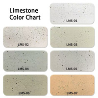 Peinture écologique imperméable de type pierre, peinture en poudre de calcaire, revêtement de bâtiment, peinture de pierre, application au pinceau, liquide