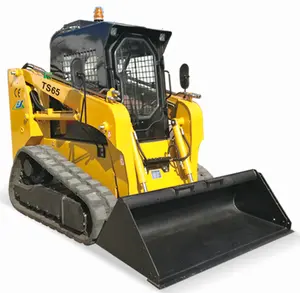 Tracked Skid Steer Loader 75HP TS65 Crawler Loader With Forest Mulcher
