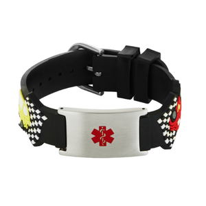 Pulsera de Identificación Infantil con Nombre Grabado, Diseño de Dinosaurio - Product Image 4