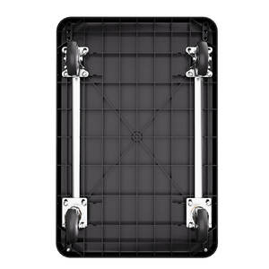 हल्के 70*42 200 किलोग्राम फोल्डेबल हैंड-खींचने वाली ट्रॉली फ्लैटबेड कूरियर ट्रेलर को लोडिंग और परिवहन के लिए डॉली - Product Image 4