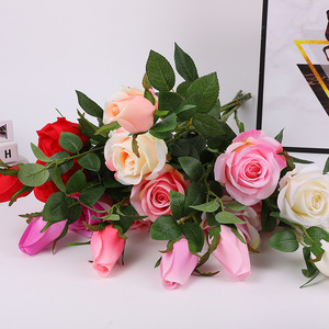 Rosas Artificiales de Alta Fidelidad, Multicolores, Simulación, Decoraciones para Bodas y Hogar - Product Image 4