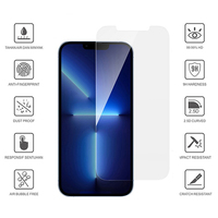 Pelindung layar kaca Tempered, 2.5D 0.3MM 9H tinggi untuk Iphone 6 7 8 Plus 12 Pro Max 12 Mini XS XR 11 Pro Max
