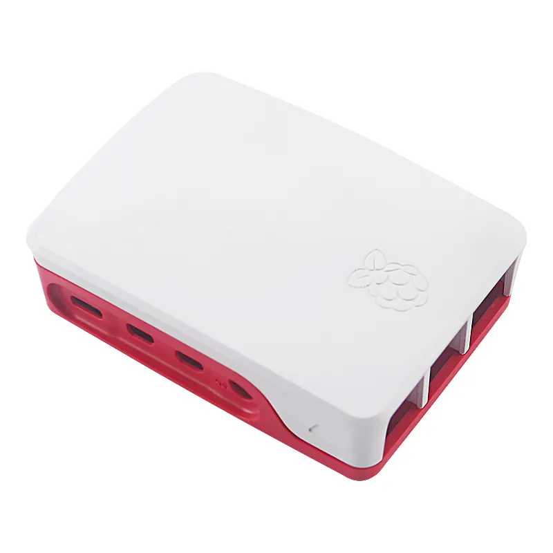 Original Raspberry Pi 4 Official Case ABS White & Red Shell Plastic Enclosure Box for Raspberry Pi 4 Model B